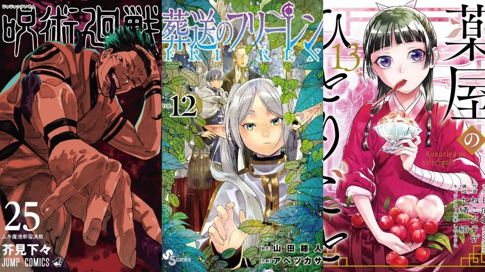 Best selling manga in first half of 2024 in Japan