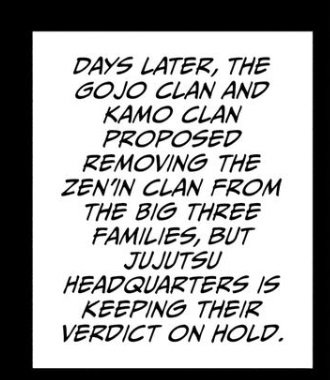 The influence of the Gojo clan even after Satoru's sealing