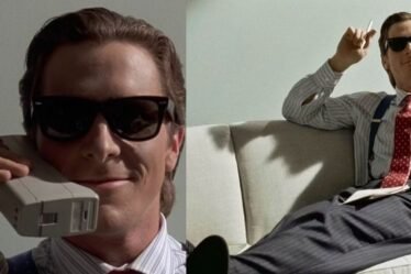 Still from American Psycho (Credit: Peacock)