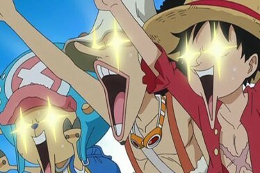 Excited Chopper Luffy Usopp