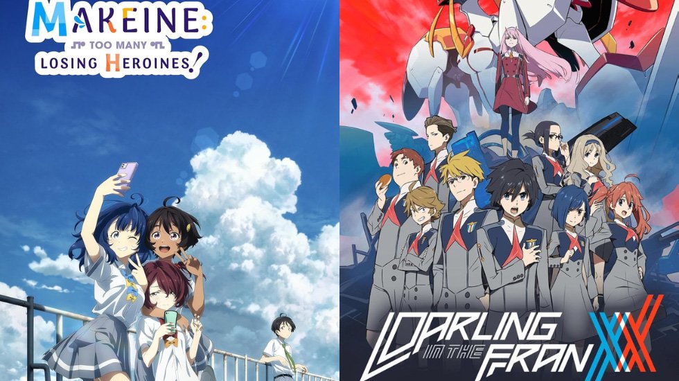 too many losing heroines darling in the franxx